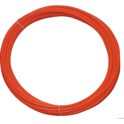 TRUSCO Polyurethane Tube 6X4.0mm 10m Orange TEN-6-10-O 1 Roll