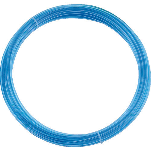 TRUSCO 폴리 우레탄 튜브 10X6.5mm 10m 권 클리어 블루 TEN-10-10-CBL 1 권