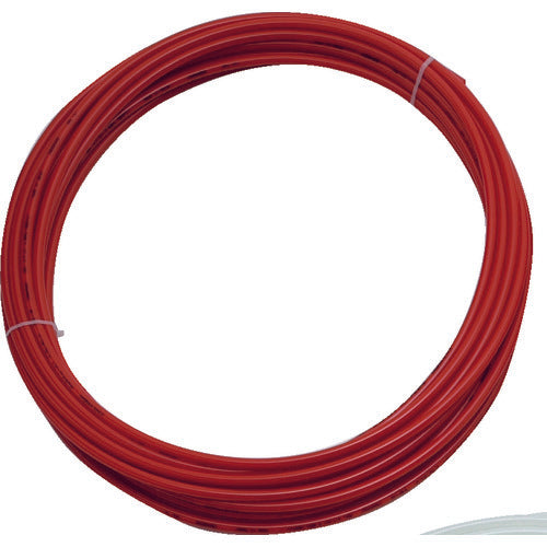 TRUSCO Polyurethane Tube 10x6.5mm 10m Red TEN-10-10-R 1 Roll