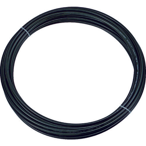 TRUSCO Polyurethane Tube 4X2.5mm 10m Roll Black TEN-4X2.5-10-BK 1 Roll