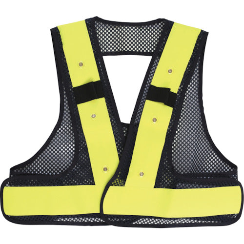 リンクサス　Ｆ−Ｈ−ＶフルハーネスベストＬＥＤ　ネイビーｘ蛍光イエロー　FHV-ENY　1 着