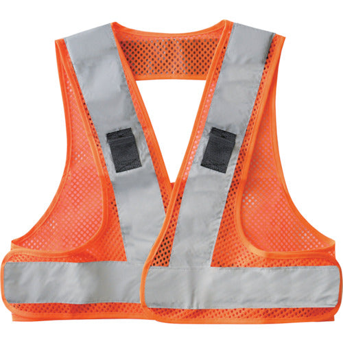 リンクサス　Ｆ−Ｈ−Ｖフルハーネスベスト蛍光オレンジ×シルバー　FHV-SOS　1 着