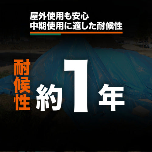 TRUSCO Blue Sheet Alpha #3000 Width 3.6m x Length 5.4m BSA-3654 1 sheet