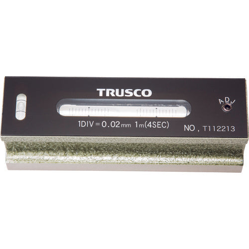 ＴＲＵＳＣＯ　平形精密水準器　Ｂ級　寸法１５０　感度０．０２　TFL-B1502　1 個