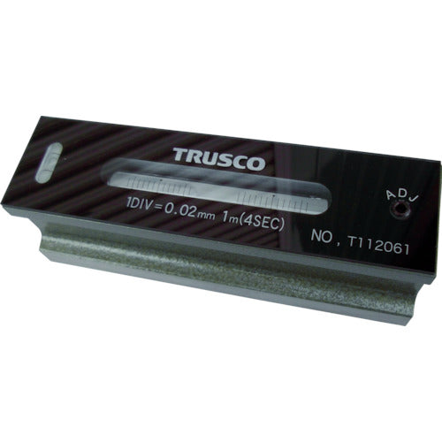 ＴＲＵＳＣＯ　平形精密水準器　Ｂ級　寸法２００　感度０．０５　TFL-B2005　1 個