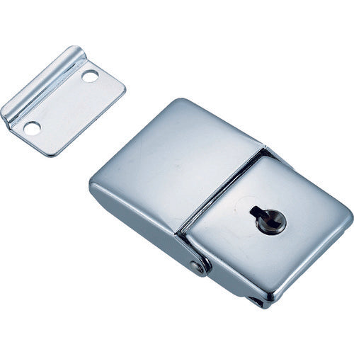 TRUSCO snap lock with key, steel (4 pieces) L-25 1 PK