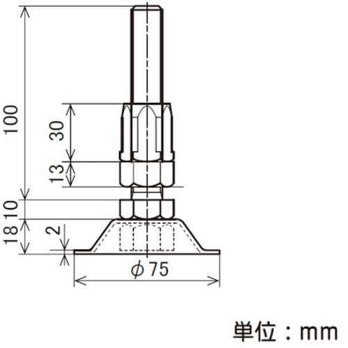 ＹＡＺＡＫＩ　イレクター　アジャスターボルトＡセット　ＥＦ−１２１７Ａ　Ｓ　ＳＥＴ　EF-1217A-S-SET　1 個