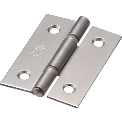 TRUSCO Stainless Steel Thick Hinge with Nylon Ring, Total Length 51mm (4 Pieces) ST-888NR-51HL 1 Bag