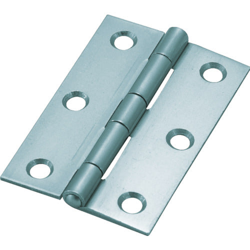 TRUSCO Steel Thick Hinge, Plain Finish, Total Length 76mm (10 Pieces) 888-76N 1 Bag