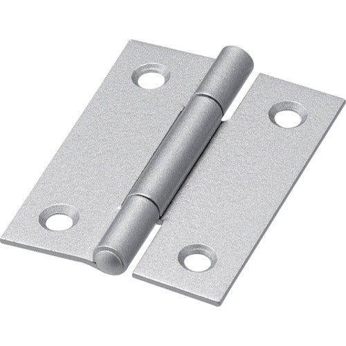 TRUSCO Steel Thick Hinge Silver Paint Finish Total Length 51mm (10 Pieces) 888-51SV 1 Bag