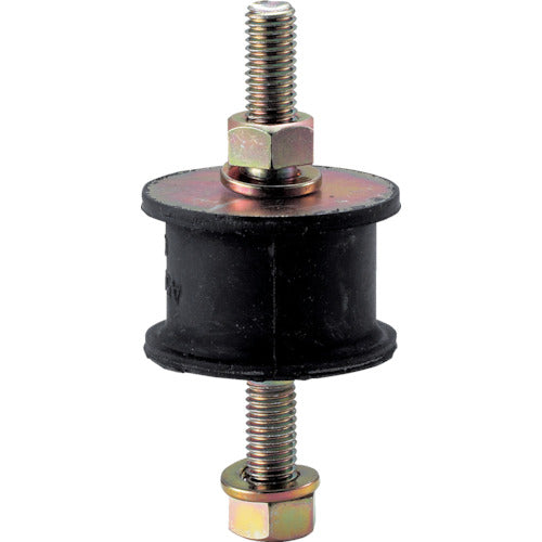 TRUSCO Round Anti-Vibration Rubber Double Bolt Type Maximum Load 835N TA507 1 pc