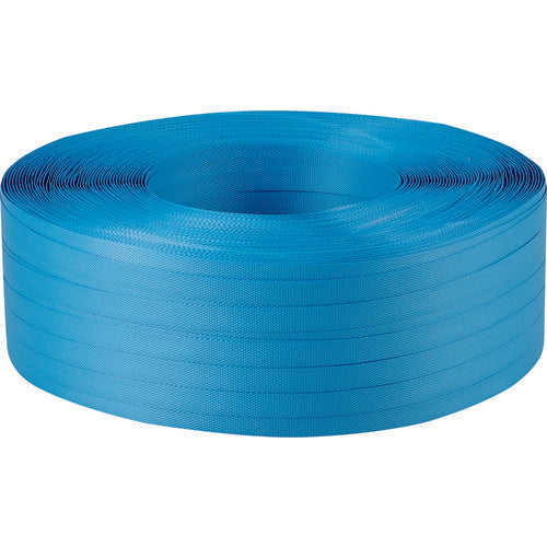 ＴＲＵＳＣＯ　手締用ＰＰバンド　１５．５ｍｍＸ１０００ｍ巻　青　TPP-155　1 巻