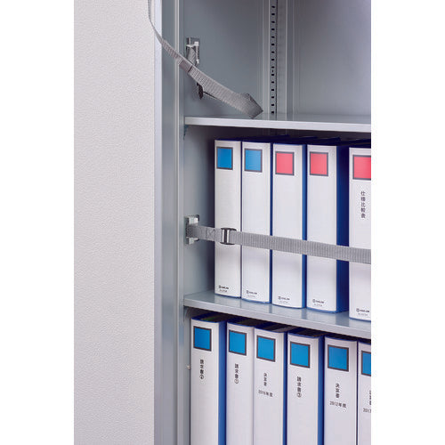 ＫＩＮＧ　ＪＩＭ　収納棚につける落下防止ベルト　対象物重量１００ｋｇ　耐震度震度６強相当　ＲＢ１８００　RB1800　1 本