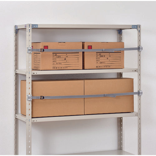 KING JIM 수납 선반에 붙이는 낙하 방지 벨트 대상물 중량 100kg 내진도 진도 6강 상당 RB1200 RB1200 1개