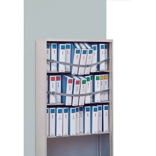 KING JIM 수납 선반에 붙이는 낙하 방지 벨트 대상물 중량 100kg 내진도 진도 6강 상당 RB1200 RB1200 1개