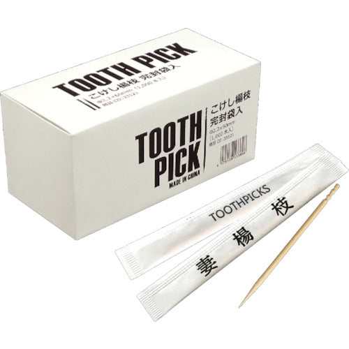 Daikoku FM Kokeshi toothpick sealed bag Φ2.2 x 60mm 33121 1 box