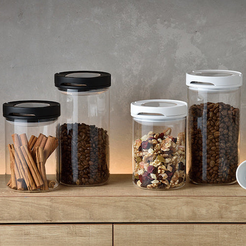 HARIO Airtight Canister M MCNJ-200-B 1 piece