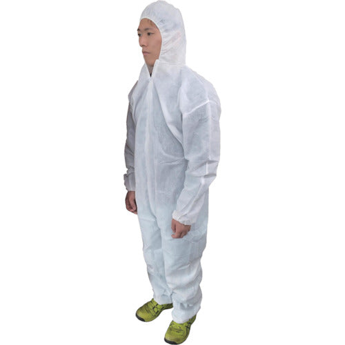 Maruwa Chemical Nonwoven Coveralls, Size L, 6500-L, 1 Piece