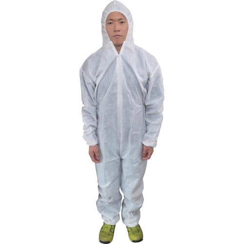 Maruwa Chemical Nonwoven Coveralls, Size L, 6500-L, 1 Piece