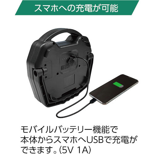 ＢＥＲＵＦ　スピーカー付ポータブルワークライト　ＢＴＫ−１３０１ＲＢＴ　87236　1 個
