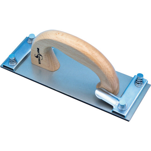 SAKAZUME Hand Sander Clip-on Wooden Handle 70mm x 200mm 6101 1 pc