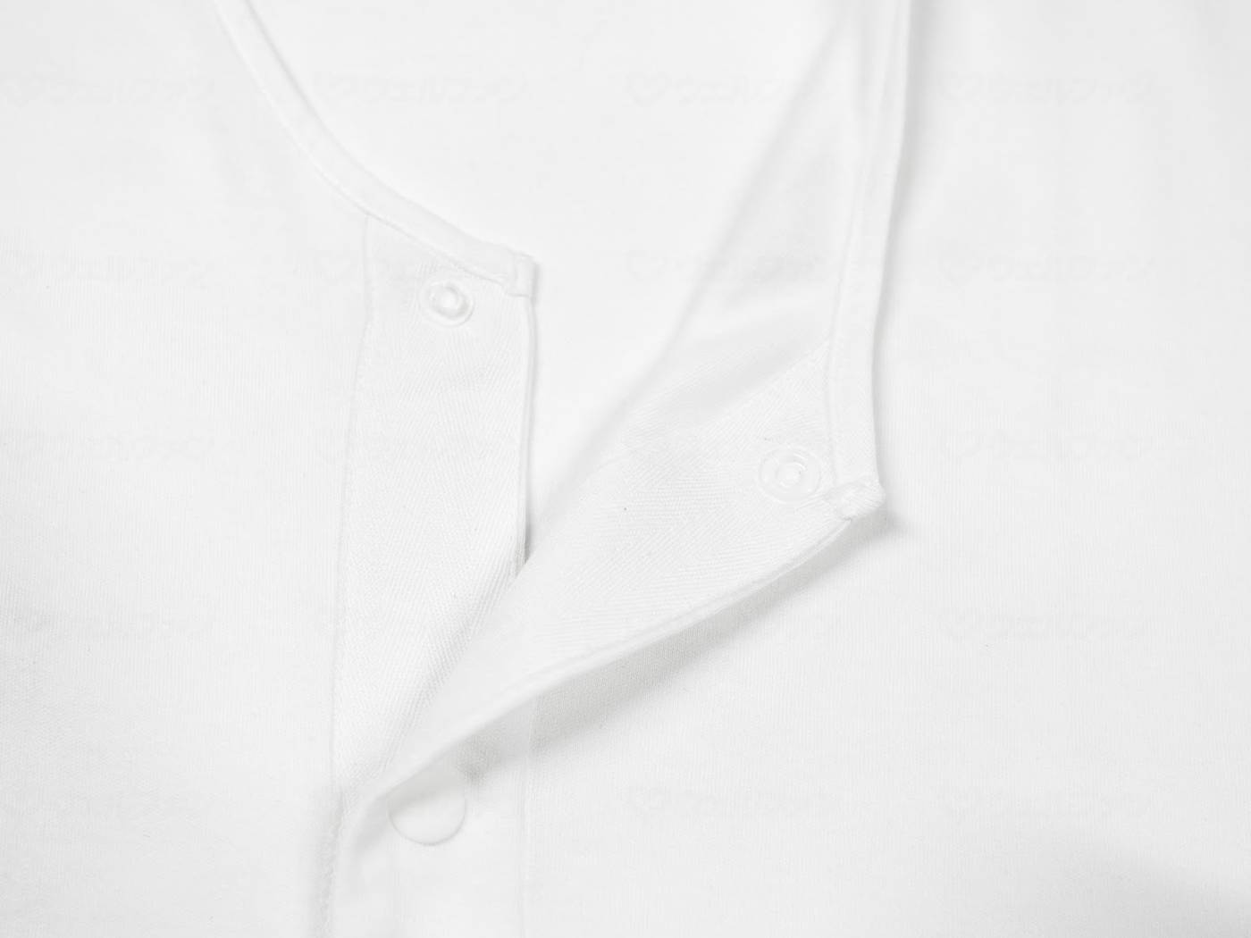 HONESTIES Men's innerwear with no inside or outside, open front, white, L