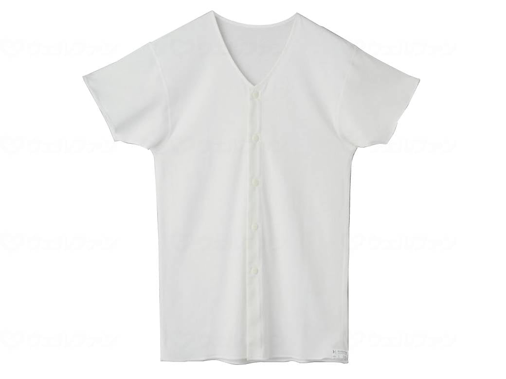 HONESTIES Women's innerwear with no inside or outside, open front, white, XL