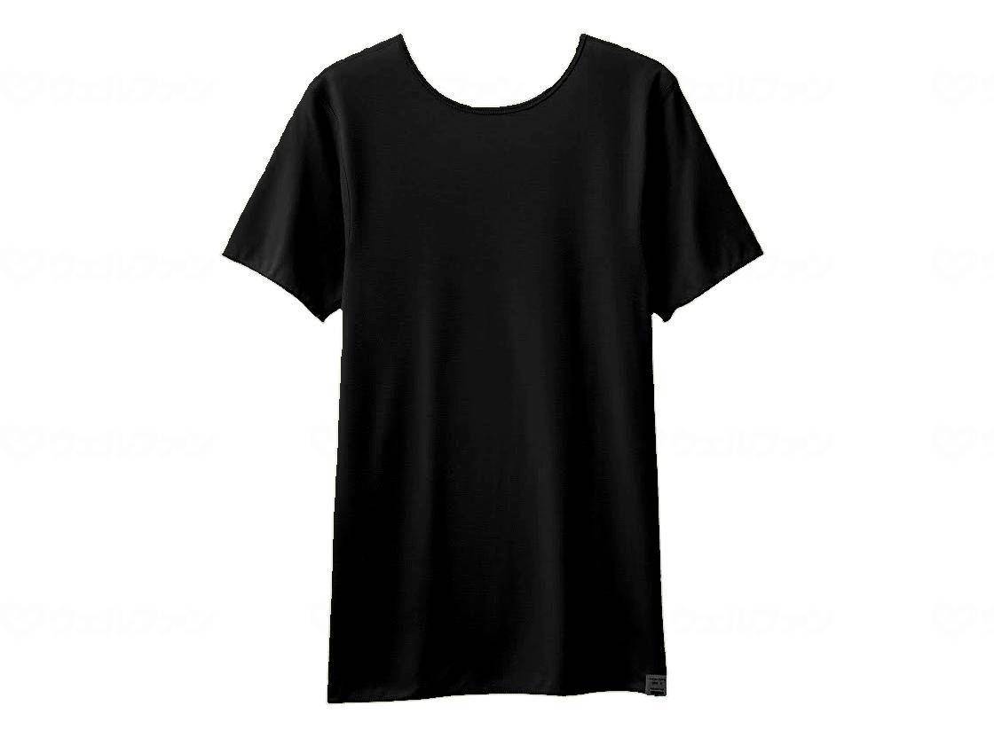 HONESTIES 앞뒤 뒤 맨즈 반소매 인 나 블랙 XL