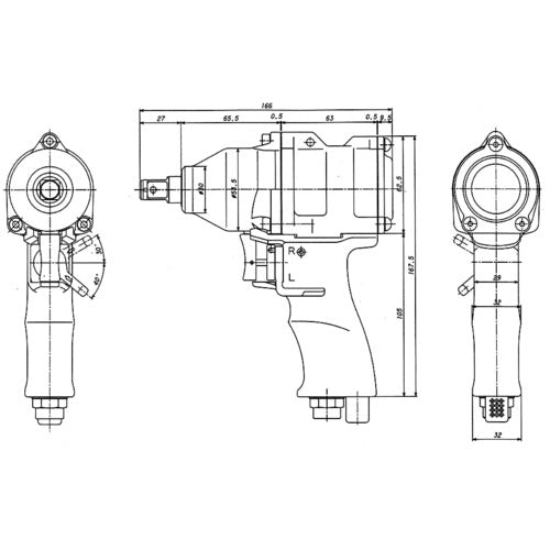 ＶＥＳＳＥＬ　エアーインパクトレンチＧＴ１６００ＶＰＸ　GT-1600VPX　1 台