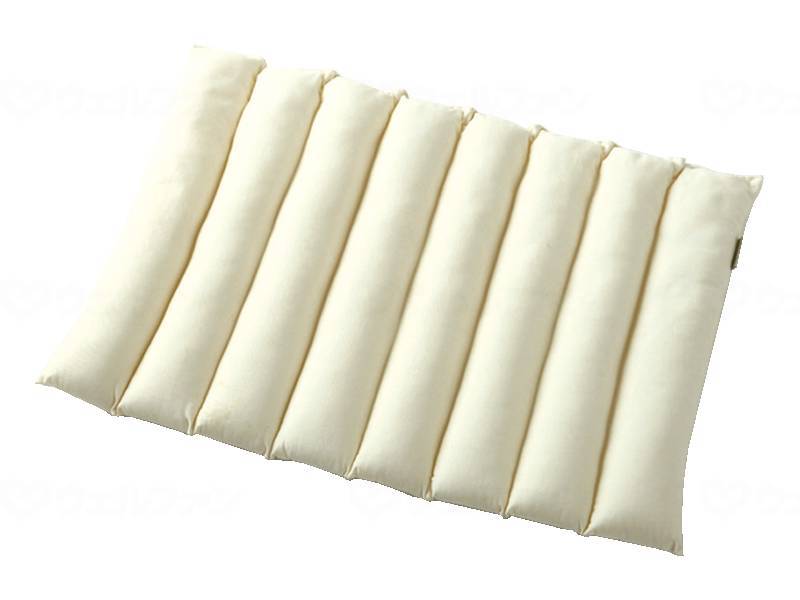 Marui Shoji RAKUDES Bellows back cushion for wheelchairs, Ivory