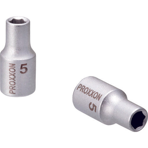 PROXXON Socket 1/4" (Hexagonal Type) 5mm 83712 1 pc