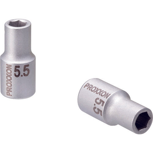 PROXXON Socket 1/4" (Hexagonal Type) 5.5mm 83713 1 pc