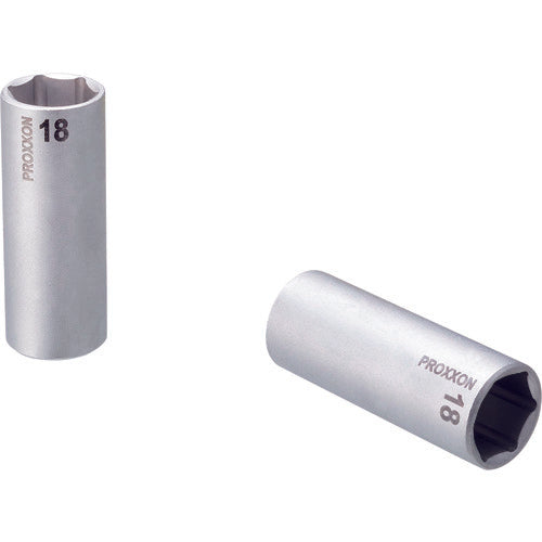 ＰＲＯＸＸＯＮ　ディープソケット３／８”（６角タイプ）　１８ｍｍ　83546　1 個