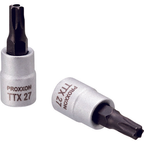 PROXXON Torx [R Down] Bit Socket with Tamper Proof Hole TTX27 83761 1 pc