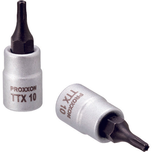 PROXXON Torx [R Down] Bit Socket with Tamper Proof Hole TTX10 83754 1 pc