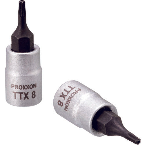 PROXXON Torx [R Down] Bit Socket with Tamper Proof Hole TTX8 83753 1 pc