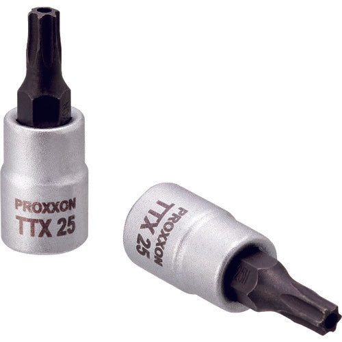 PROXXON Torx [R Down] Bit Socket with Tamper Proof Hole TTX25 83760 1 pc