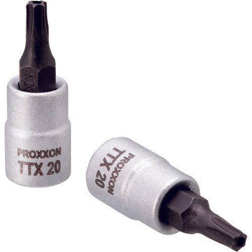PROXXON Torx [R Down] Bit Socket with Tamper Proof Hole TTX20 83758 1 pc