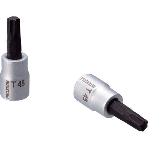 ＰＲＯＸＸＯＮ　トルクス［［Ｒ下］］ビットソケット３／８”　Ｔ４５　83589　1 個