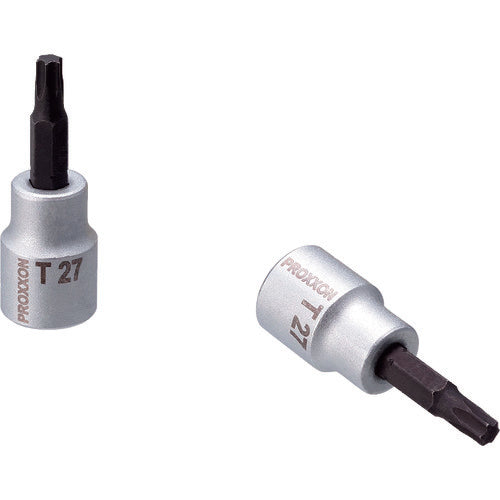 ＰＲＯＸＸＯＮ　トルクス［［Ｒ下］］ビットソケット３／８”　Ｔ２７　83586　1 個