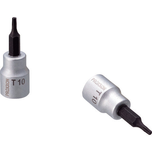 ＰＲＯＸＸＯＮ　トルクス［［Ｒ下］］ビットソケット３／８”　Ｔ１０　83583　1 個