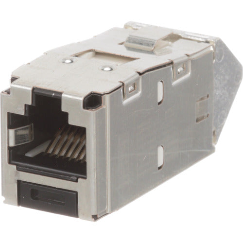 ＰＡＮＤＵＩＴ　カテゴリ６　上下４５度アングル　シールド付きモジュラージャック　黒　ＣＪＳＵＤ６８８ＴＧＹ　CJSUD688TGY　1 個