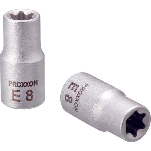 PROXXON E-type Torx bit socket 1/4" E8 83794 1 piece