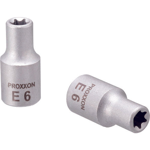 PROXXON E-type Torx bit socket 1/4" E6 83792 1 piece