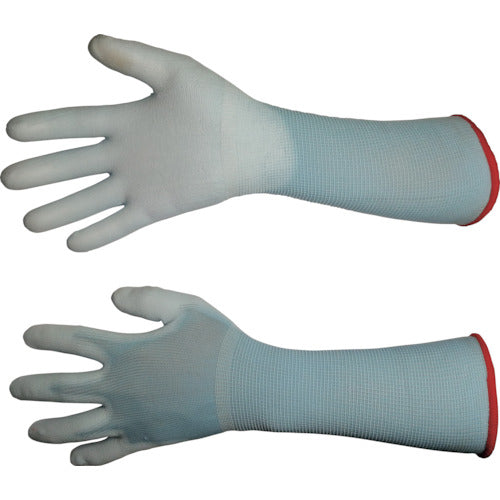 Fuji Gloves Urethane Mega Long Blue 5P S 5362-S 1 Pair