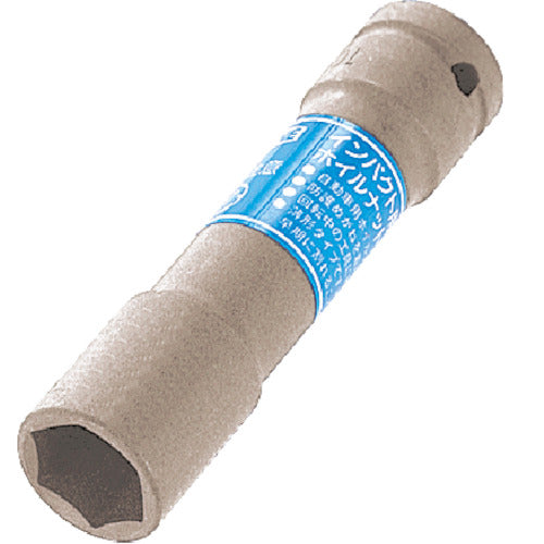 TONE 임팩트용 얇은 롱 포일 너트 소켓 17mm 4A-17LN 1개