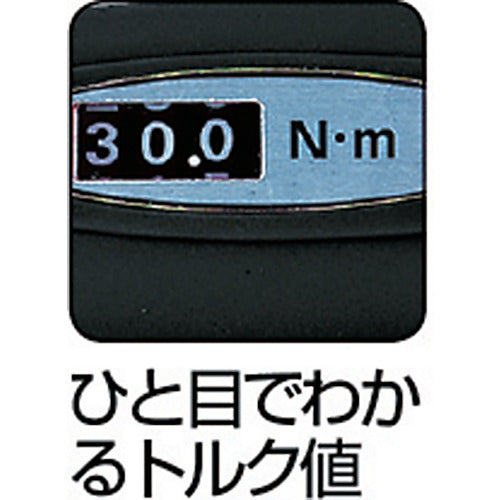 ＴＯＮＥ　プレセット形トルクレンチ　トルク調整範囲２０〜１００Ｎ・ｍ　差込角９．５ｍｍ　T3MN100　1 個