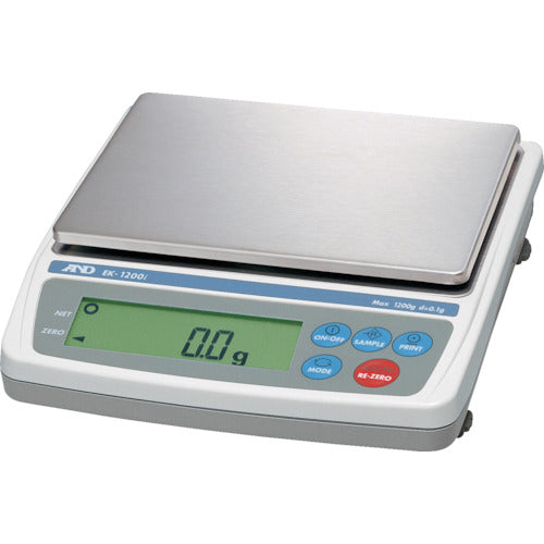 A&amp;D 퍼스널 전자 저울 0.1g/1200g EK1200I 1대