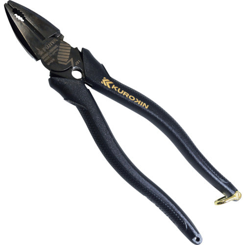 Fujiya Eccentric Power Pliers (with burr removal function, black gold) 3020N-200BG 1 piece