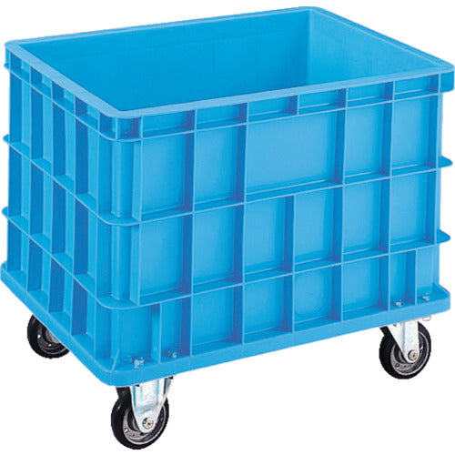 세키스이 S형 컨테이너 S-200 캐스터 부착(자재 2개 고정 2개) 파랑 S-200C 1개